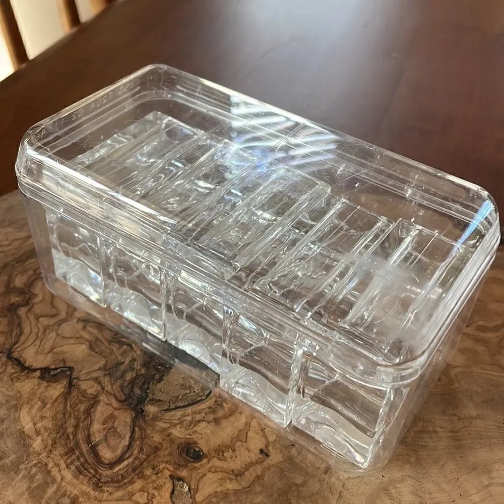 Set of 5 Acrylic Bud Vase Napkin Rings